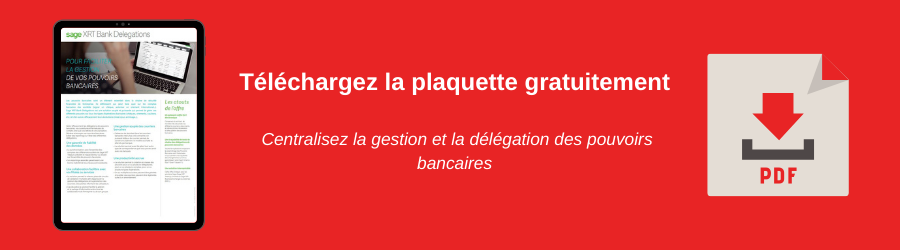 Plaquette Sage XRT Bank Delegations